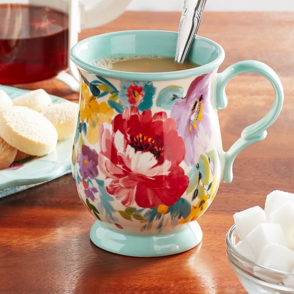 ❤️ Gift Set Pioneer Woman Sweet Romance Mug & Throw Blanket - Picture 6 of 6